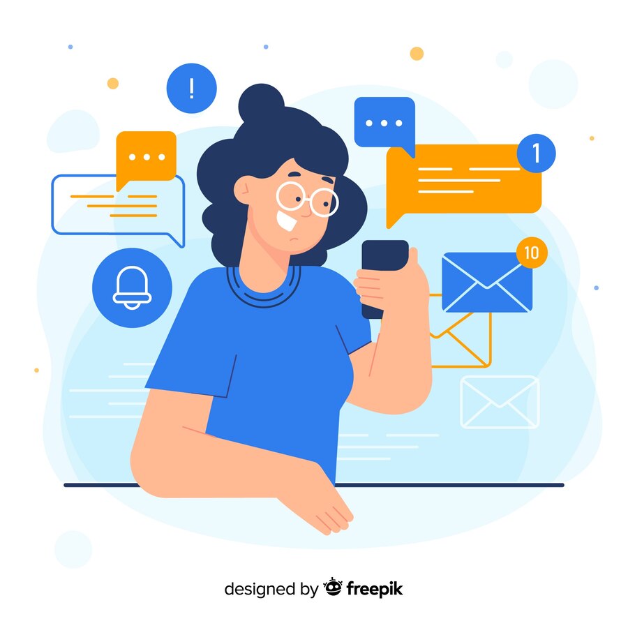 new-message-concept-landing-page_52683-24771